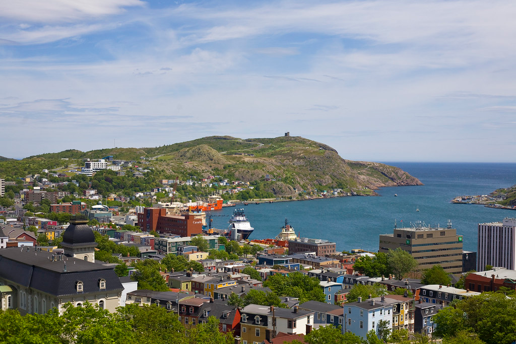 St. John’s harbour and city